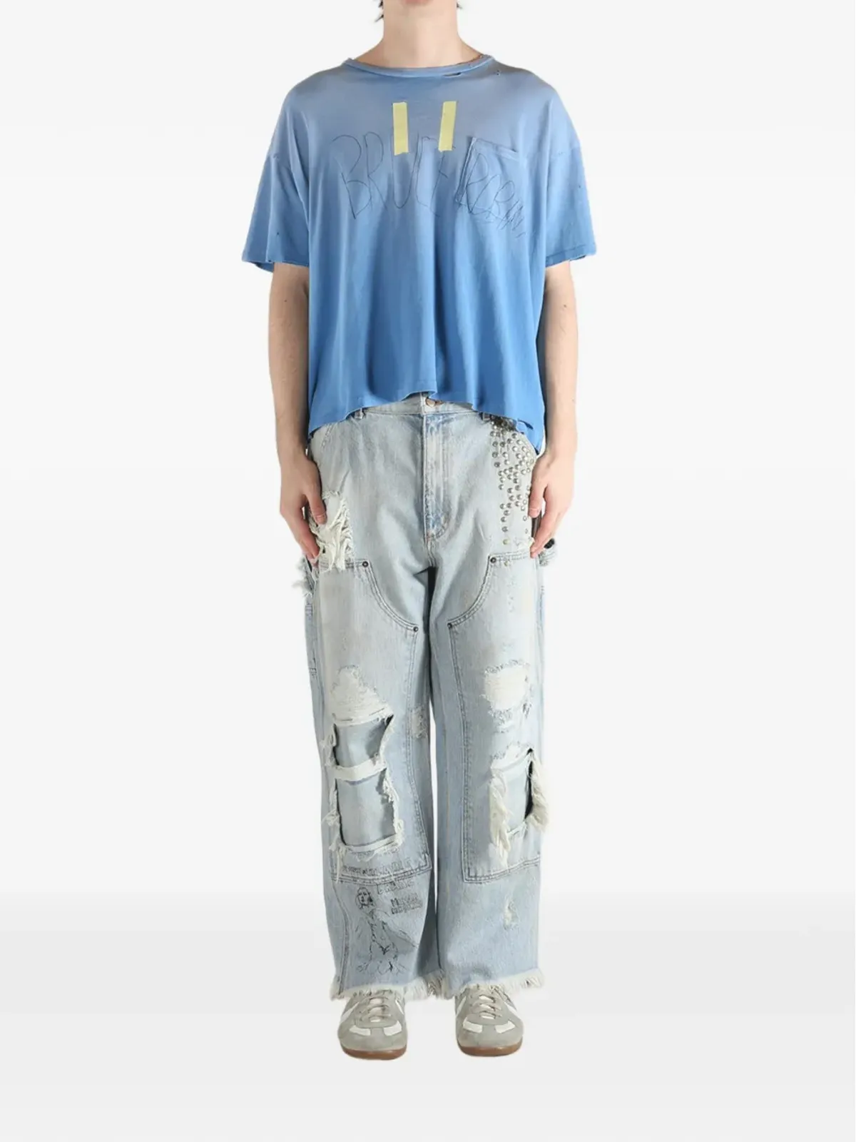 PALY HOLLYWOOD グラフィックポケットTシャツ - 画像2