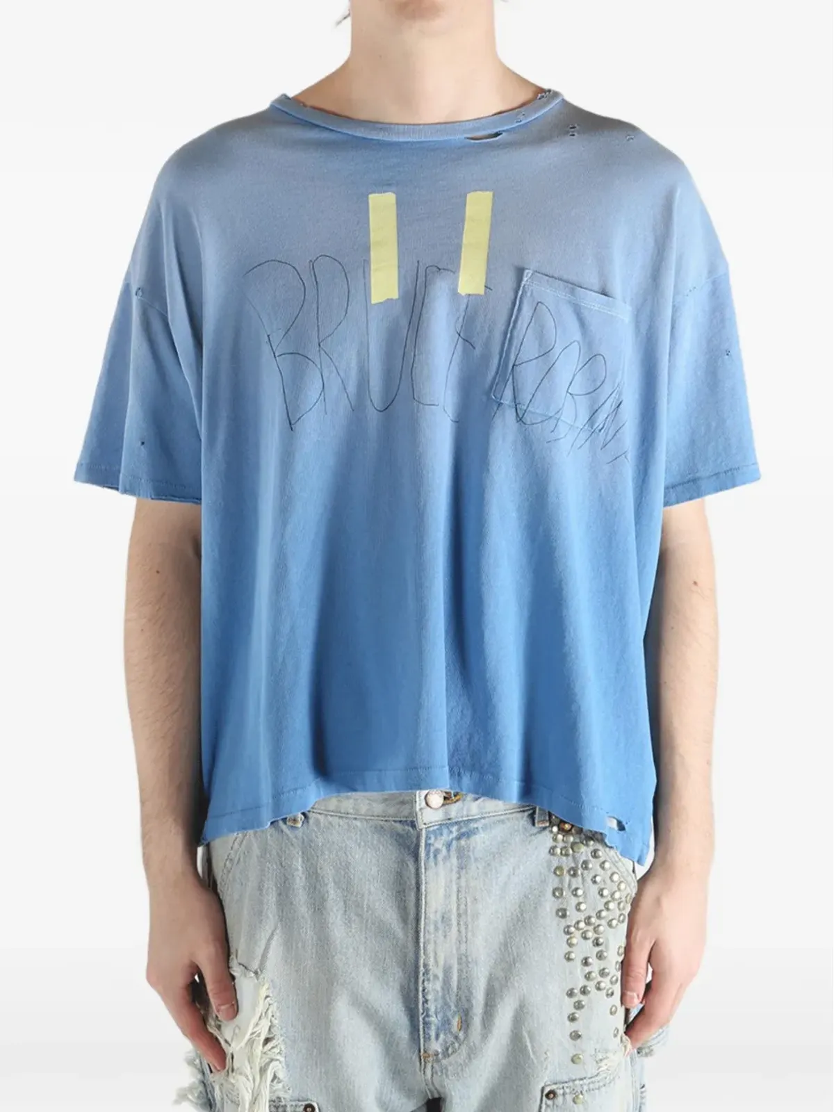 PALY HOLLYWOOD グラフィックポケットTシャツ - 画像3