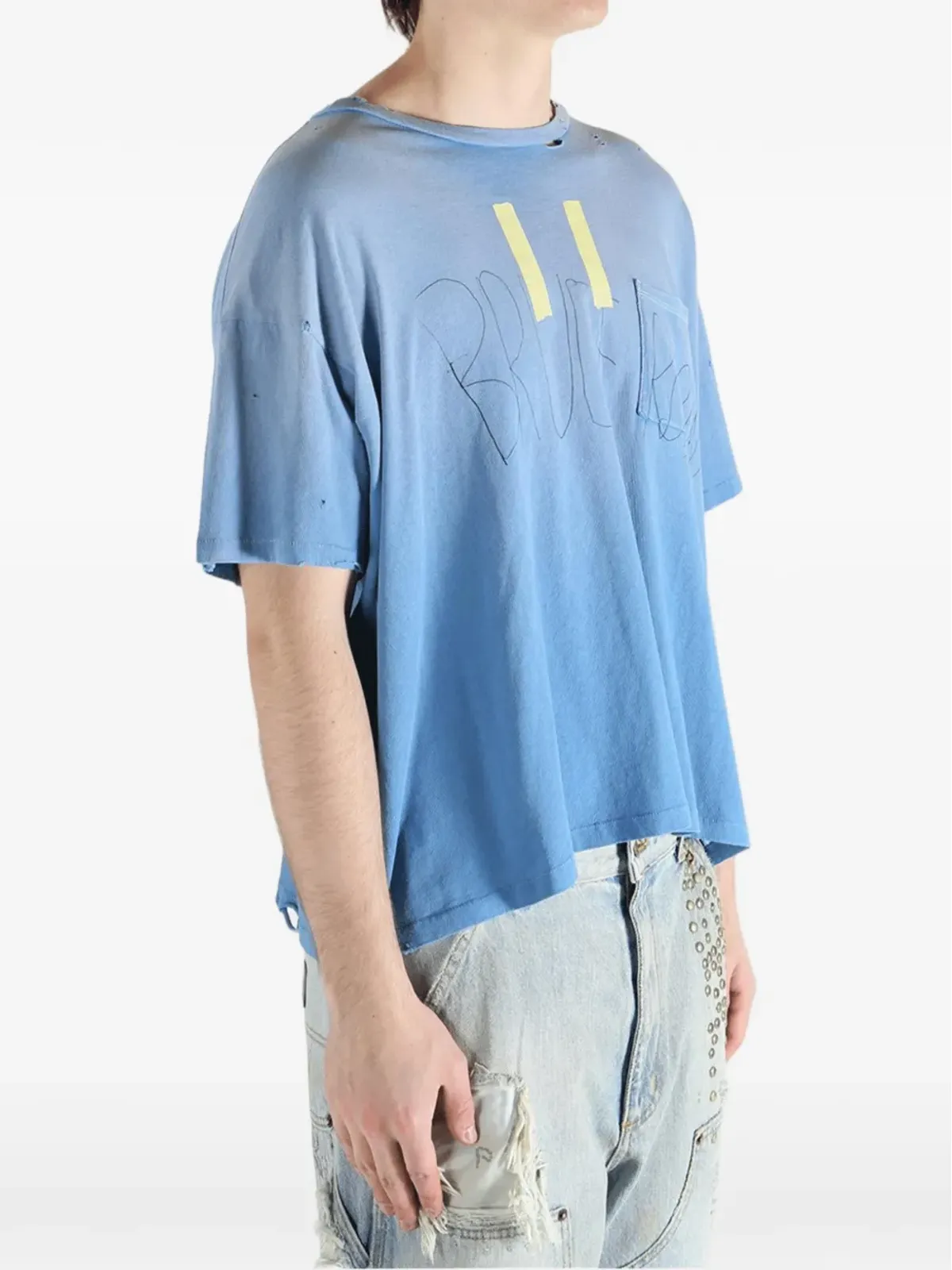 PALY HOLLYWOOD グラフィックポケットTシャツ - 画像4