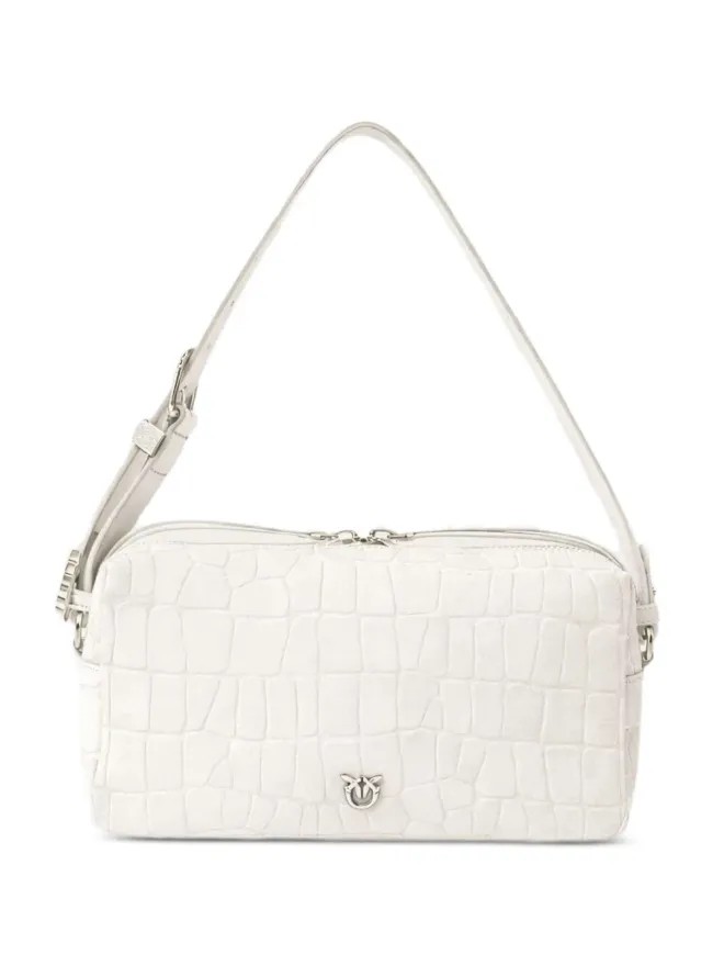 PINKO PINKO エンボス加工のショルダーバッグ シルバーディテールの商品画像