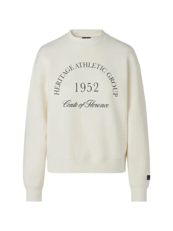 CONTE OF FLORENCE CONTE OF FLORENCE グラフィックプリントスウェットシャツ - Neutralsの商品画像