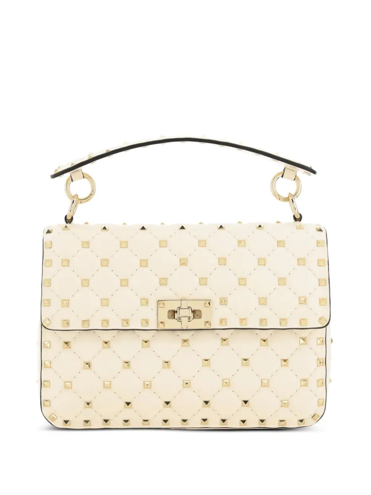 Valentino Garavani Rockstudキルテッド トートバッグ - 画像1