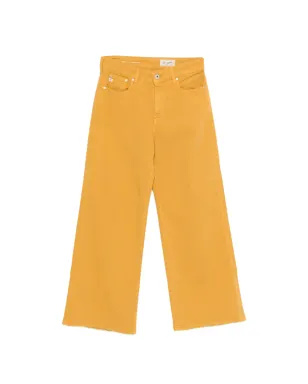 AG Jeans ワイドレッグクロップジーンズ - イエロー - サムネイル1