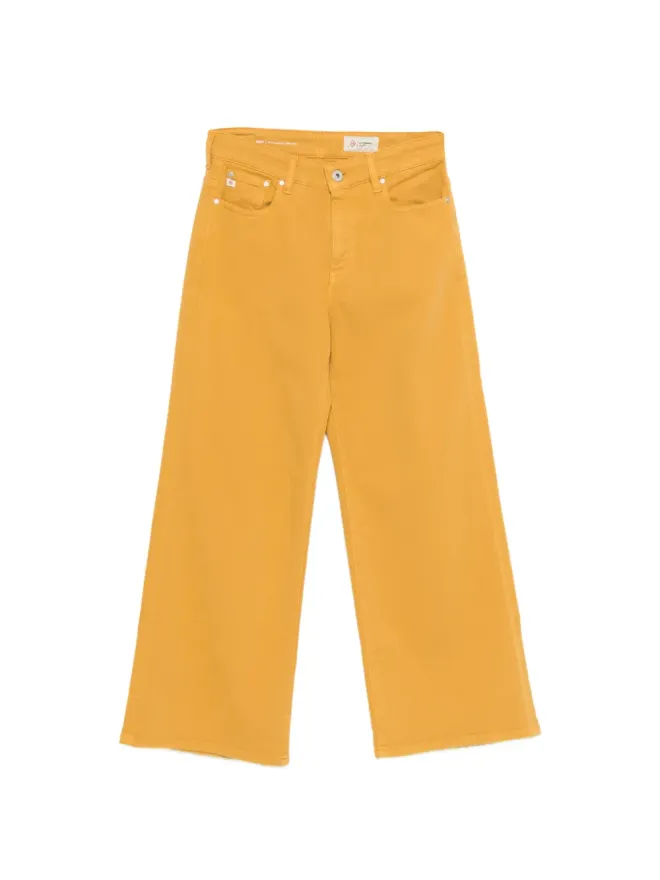 AG Jeans AG Jeans ワイドレッグクロップジーンズ - イエローの商品画像