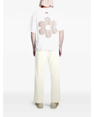 Maison hideout 花のアップリケTシャツ - サムネイル3
