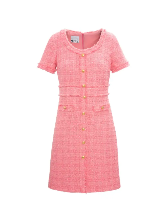 WEILL PARIS WEILL PARIS フリンジ付きツイードドレスの商品画像