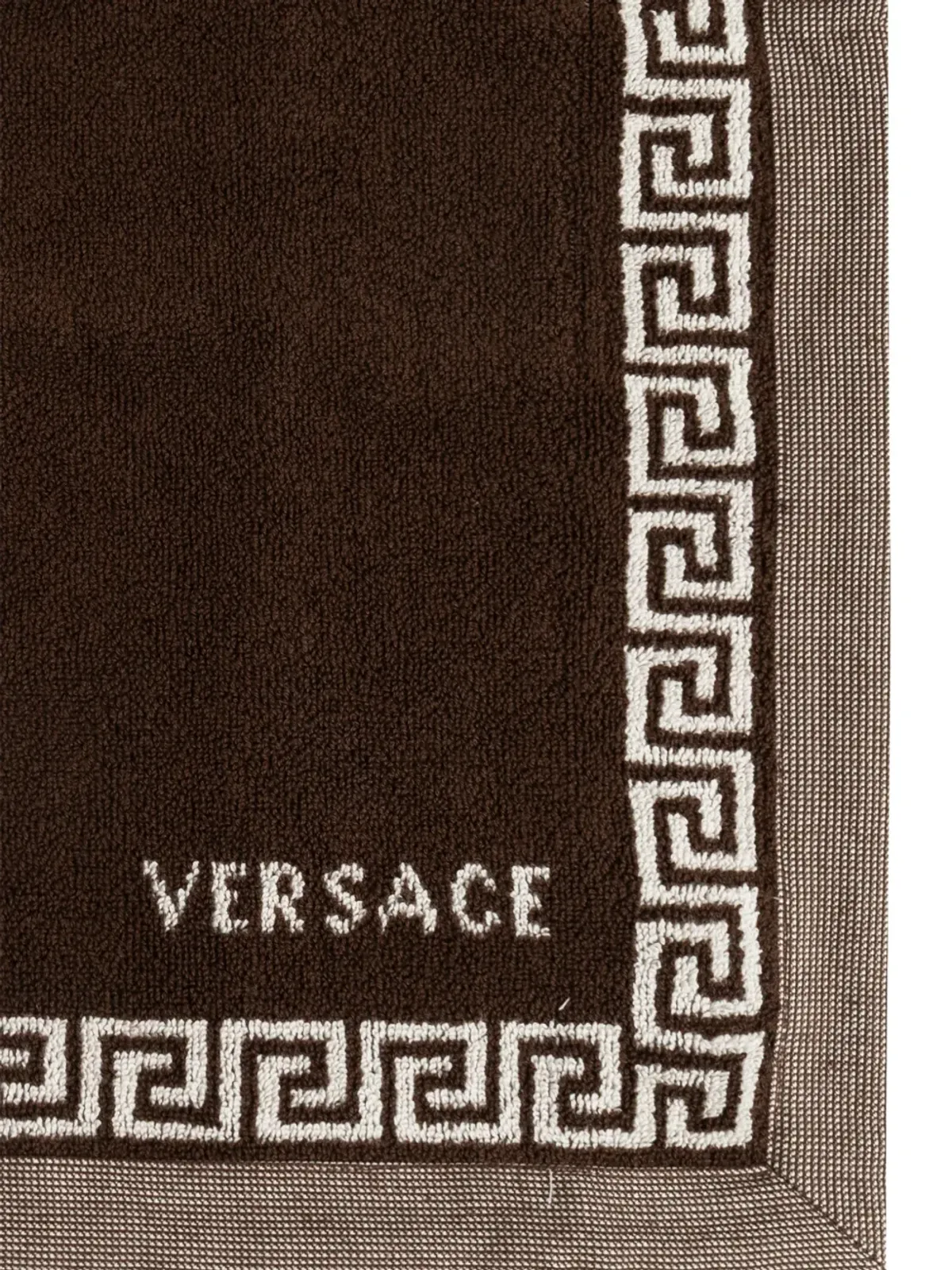Versace Home 幾何学ボーダー バスタオル - 画像2