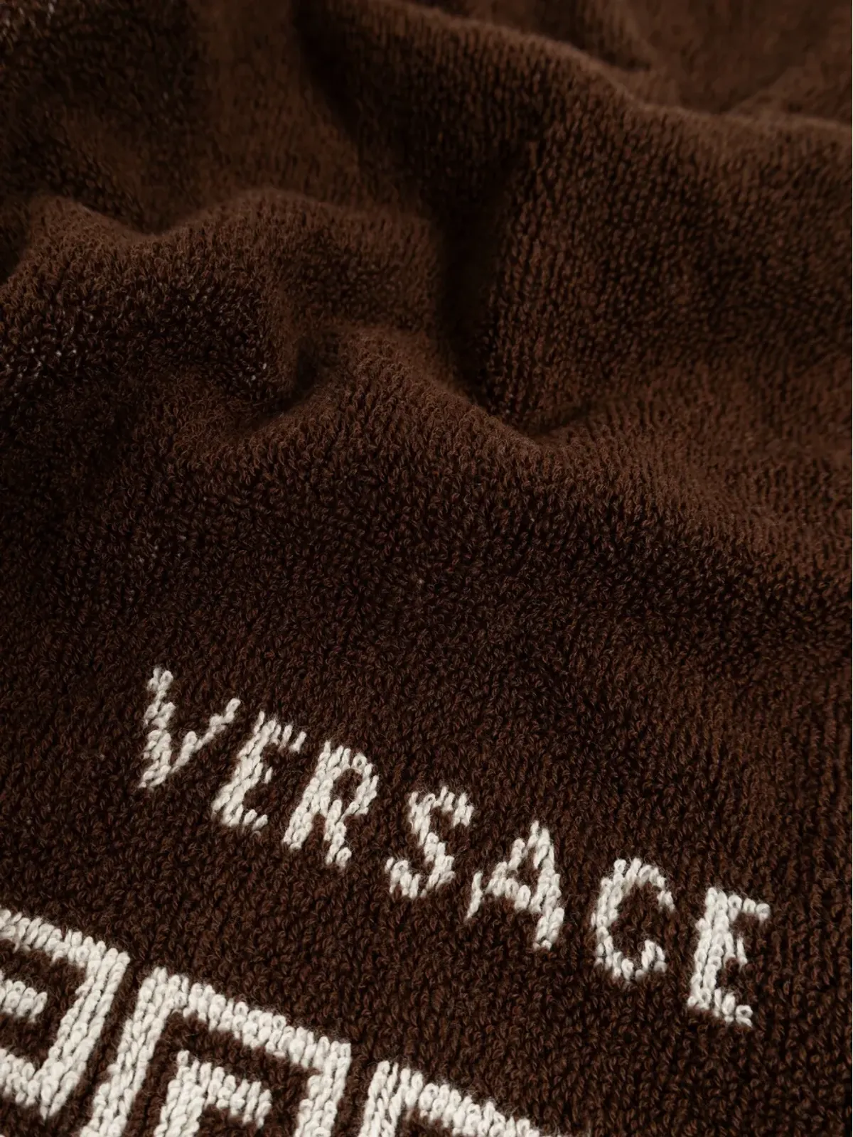 Versace Home 幾何学ボーダー バスタオル - 画像3