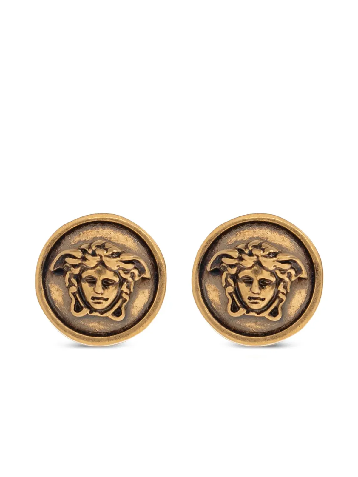 Versace メデューサヘッド刻印イヤリング - 画像1