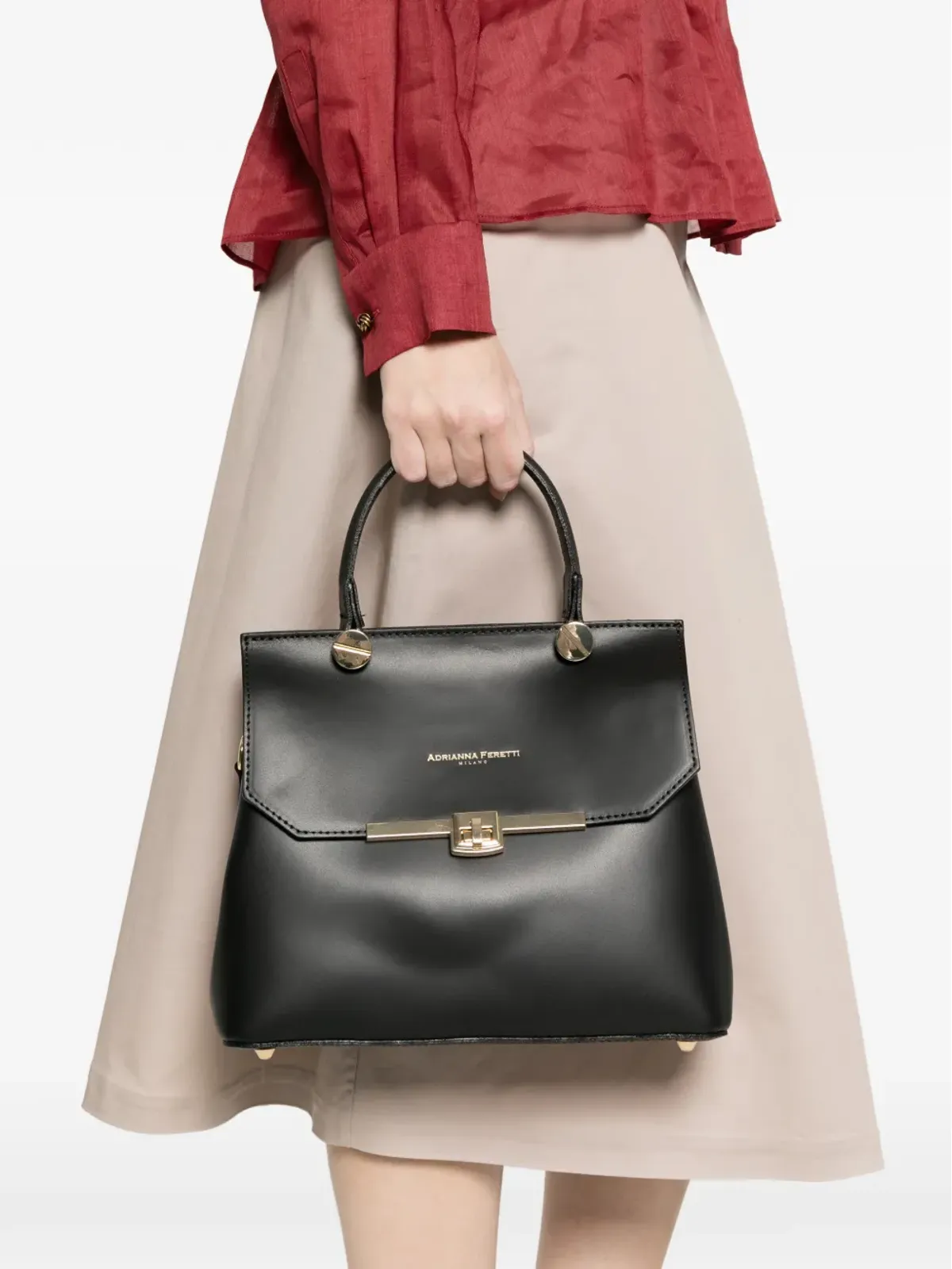 ADRIANNA FERETTI トップフラップ トートバッグ - 画像2