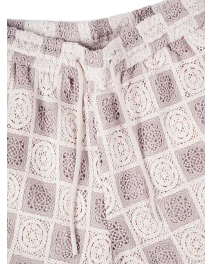 Maison hideout 花柄クロシェショーツ - サムネイル5