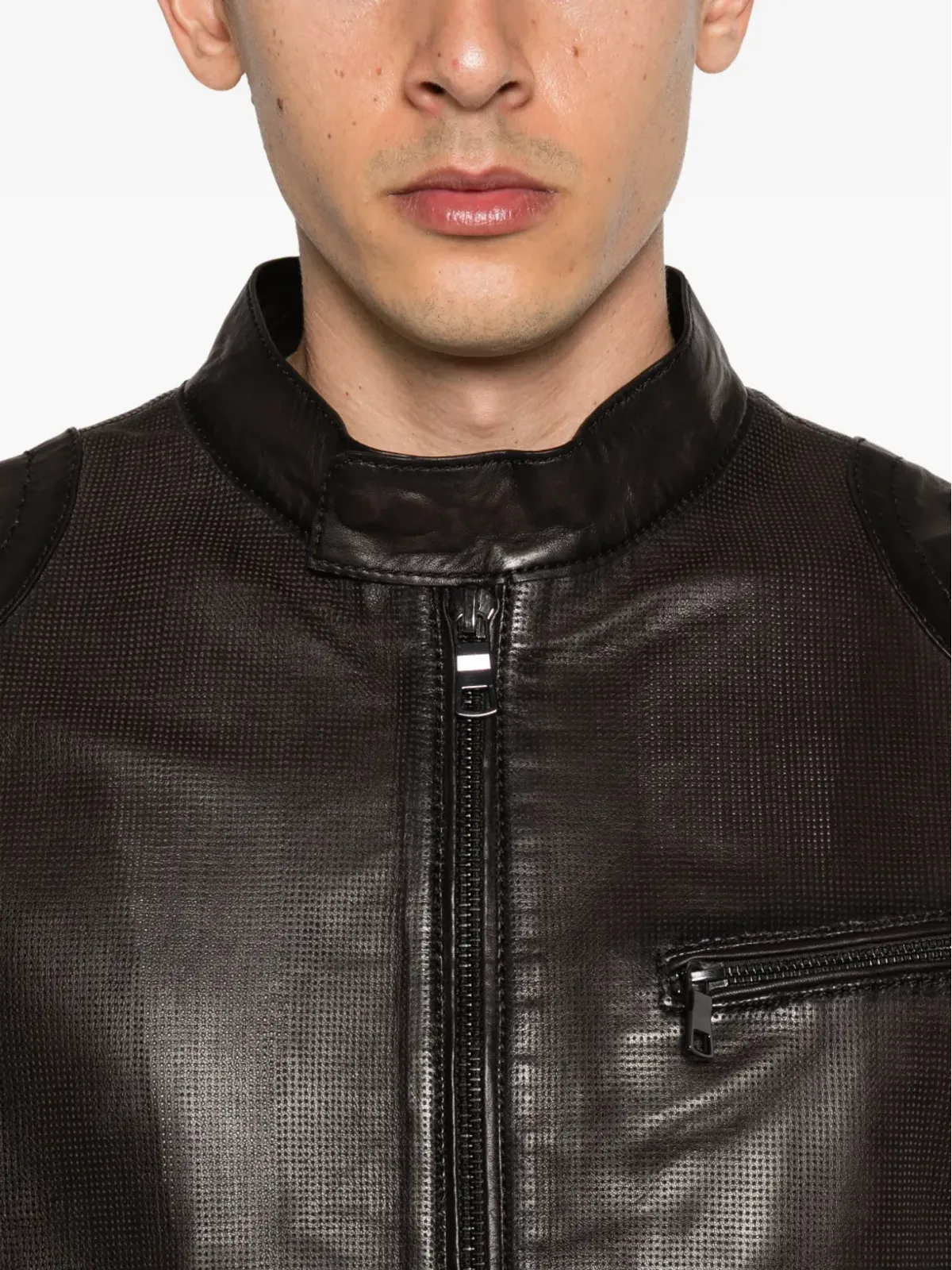 The Jackie Leathers ローグ・パーフォ レザージャケット - 画像5