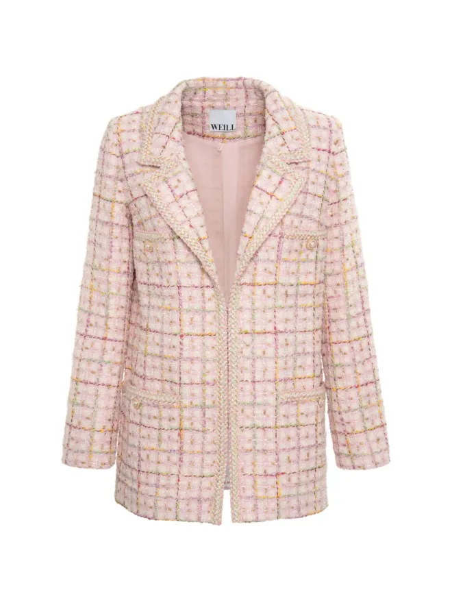 WEILL PARIS WEILL PARIS ツイード ブレードトリム ブレザーの商品画像
