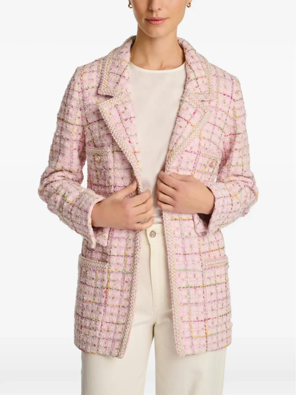 WEILL PARIS ツイード ブレードトリム ブレザー - 画像4