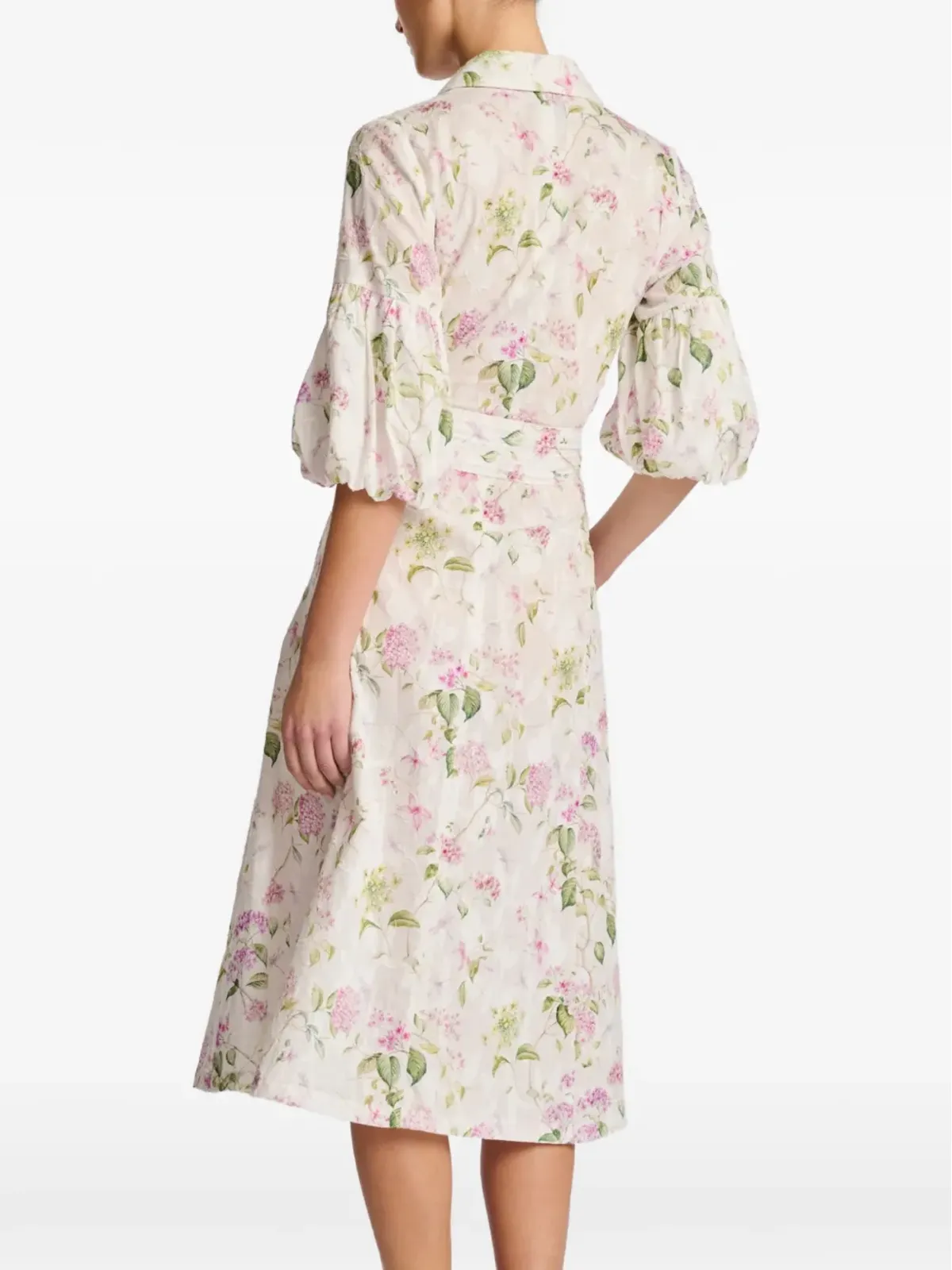 WEILL PARIS 柄入りコットンシャツドレス - 画像5