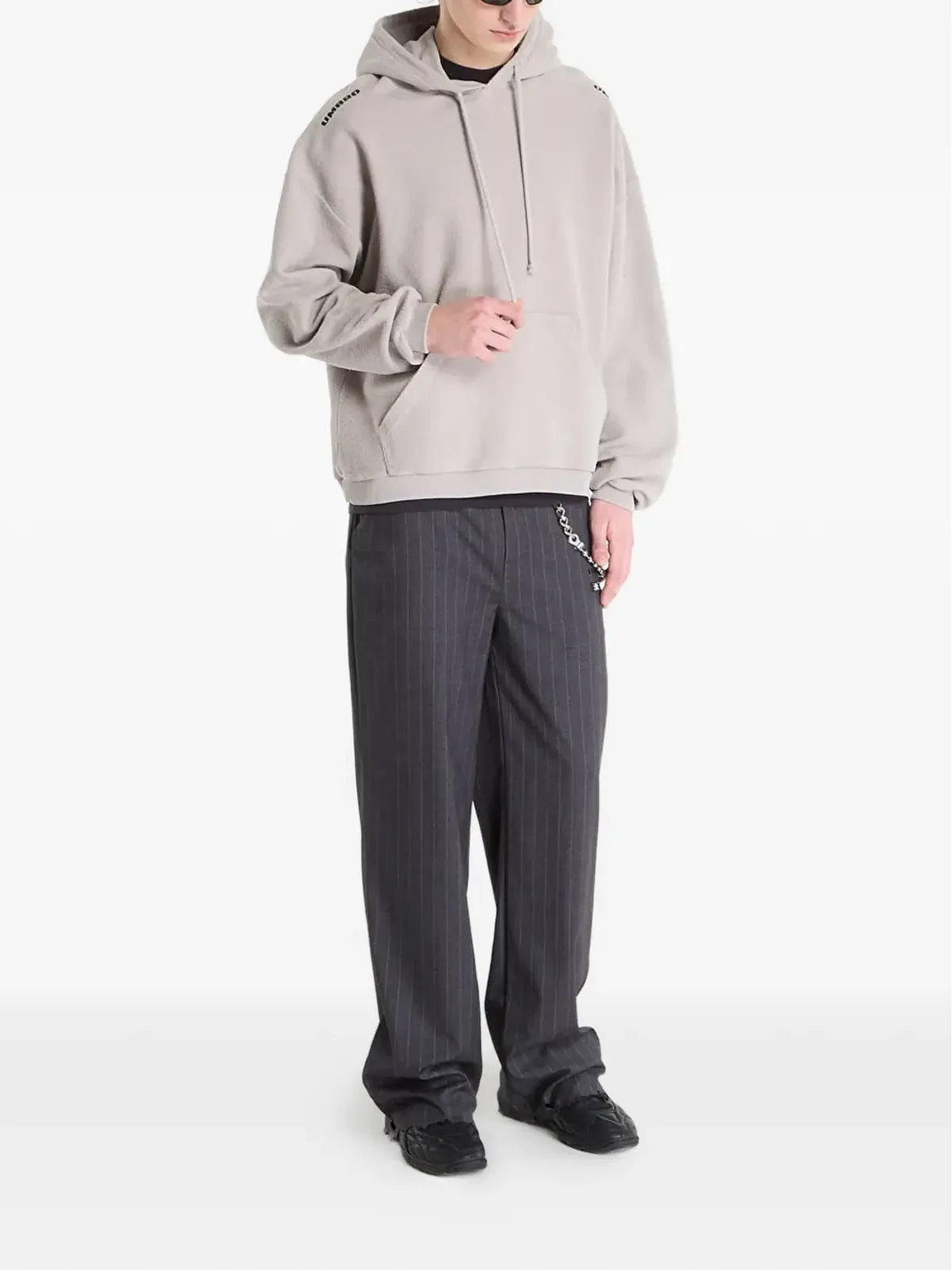 UMBRO x Slam Jam レーザー加工 マスク付きフーディー - Neutrals - 画像2