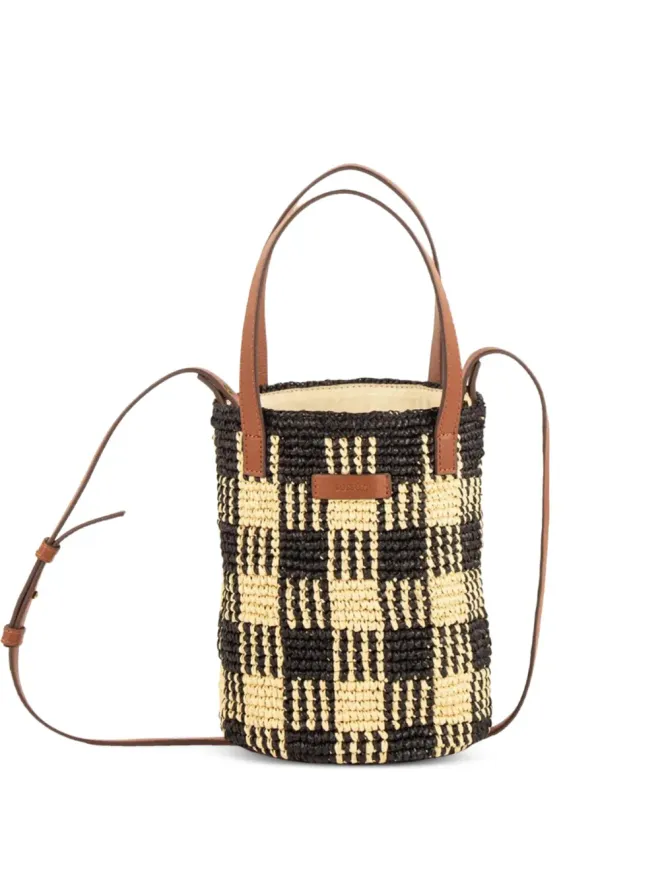 Sessùn Sessùn かぎ針編みのバケットバッグ - ブラックの商品画像