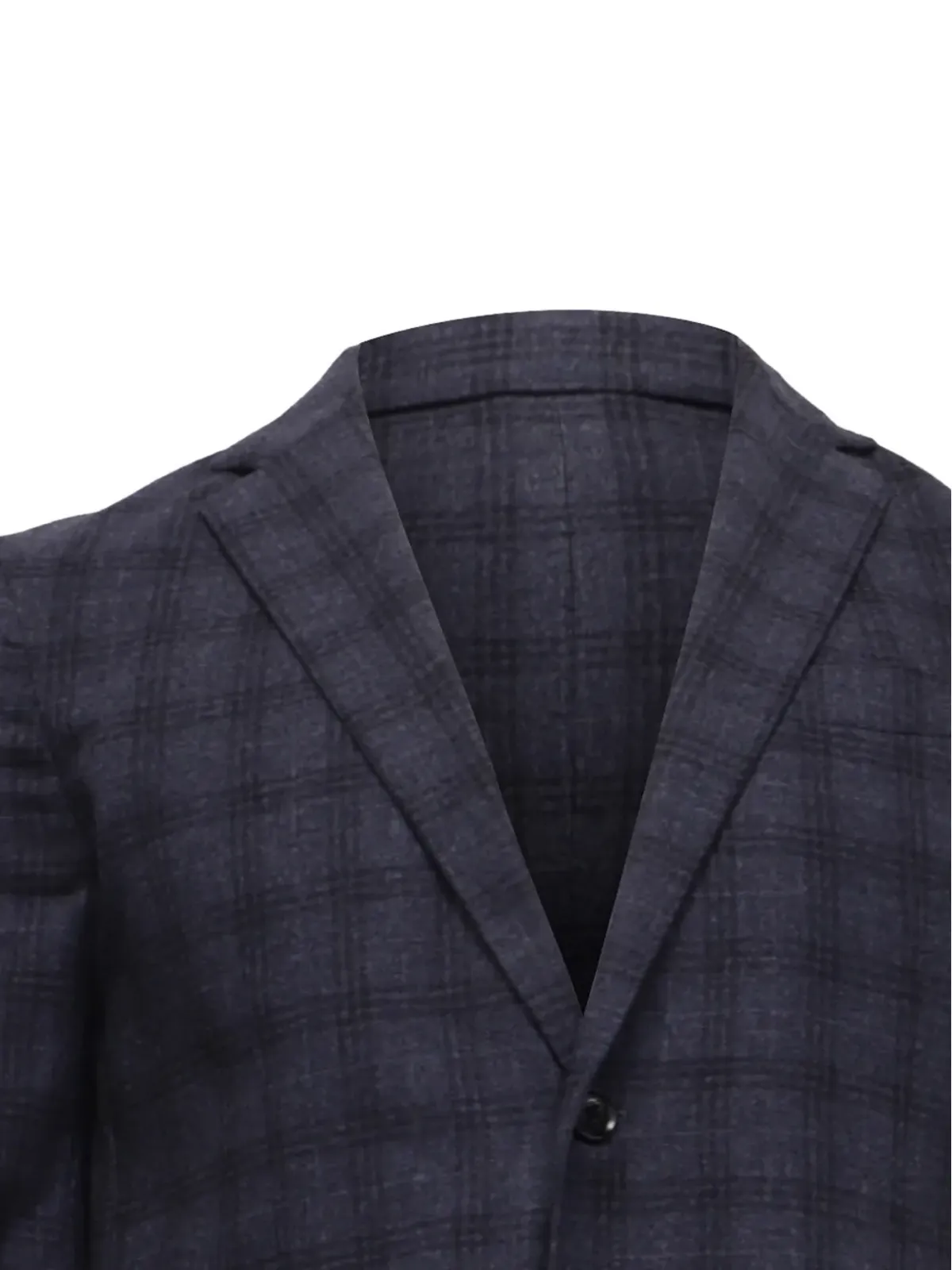 Ermenegildo Zegna Vintage チェック柄シングルブレストブレザー - 画像4