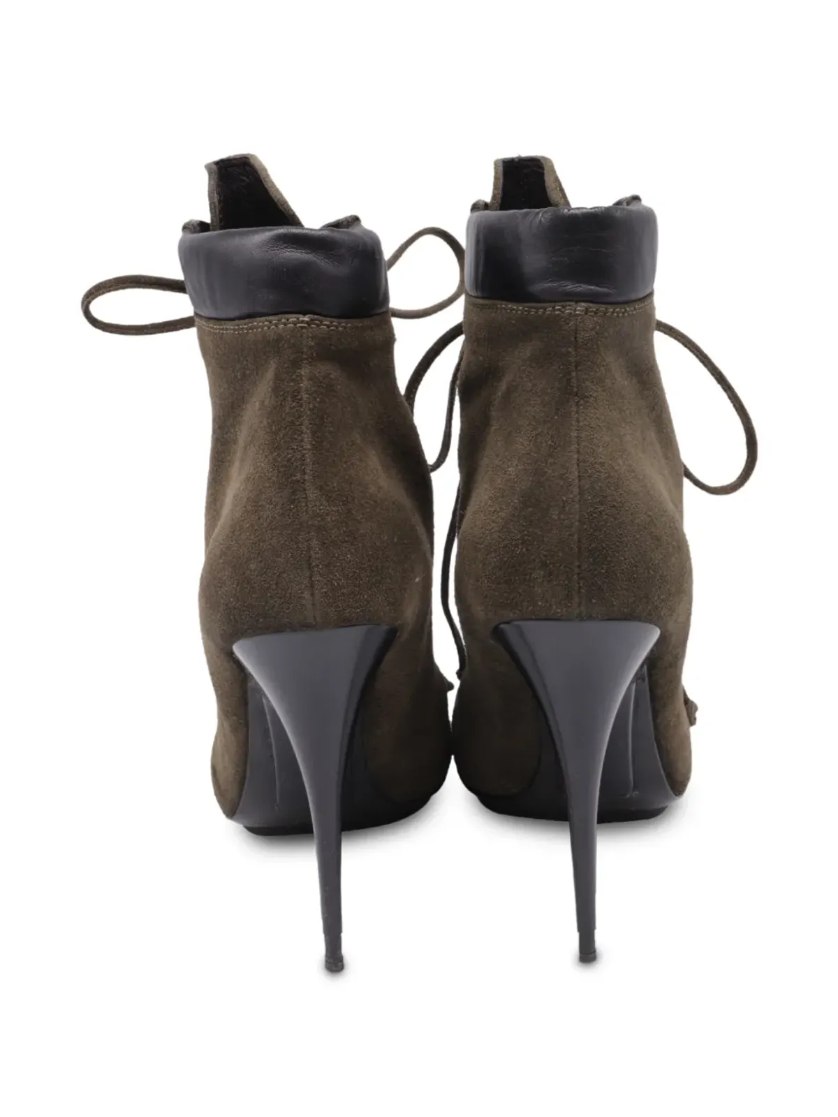 Giuseppe Zanotti Vintage ピープトゥ レースアップ アンクルブーツ - 画像5