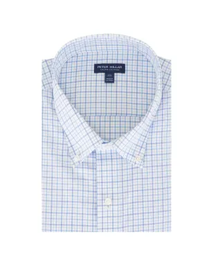 Peter Millar チェック柄 ポインテッドカラーシャツ - White - サムネイル1