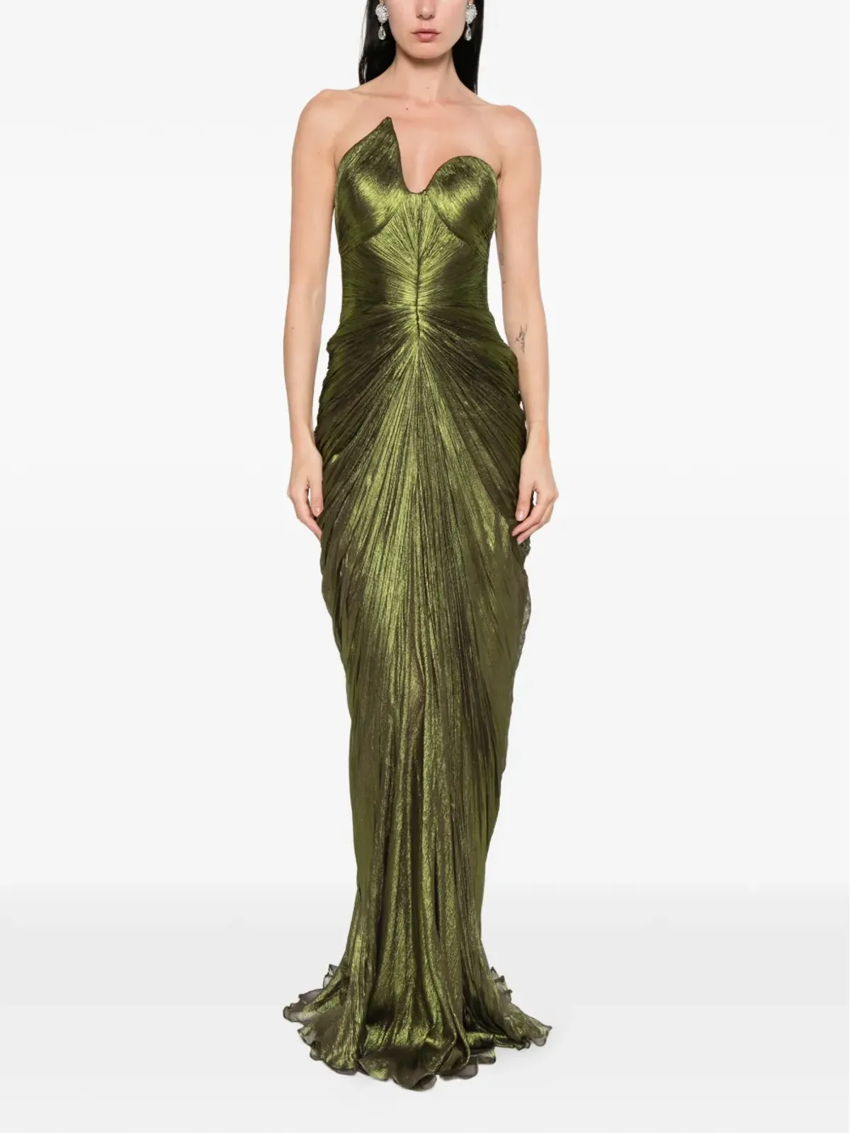 Iris Serban Leave maxi dress - 画像2