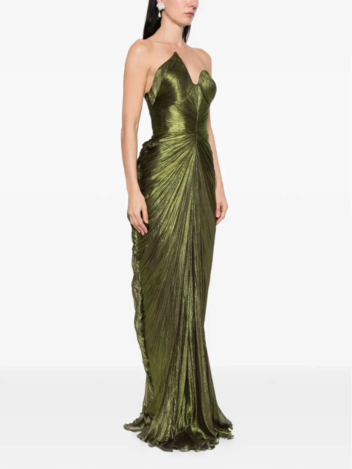 Iris Serban Leave maxi dress - 画像3