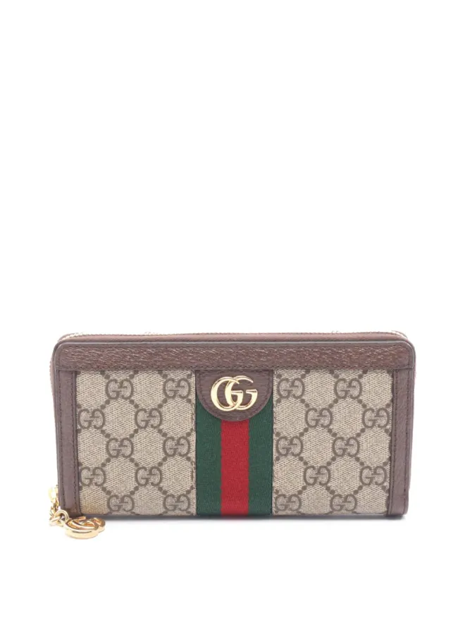Gucci Pre-Owned Gucci Pre-Owned GG Supreme Ophidia ウォレット（長財布）の商品画像