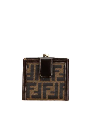 Fendi Pre-Owned Zucca キャンバス 二つ折り財布 - サムネイル1