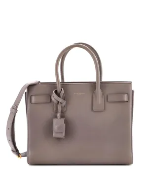 Saint Laurent ビンテージ Sac de Jour バッグ レザー ベビートート - Grey - サムネイル1