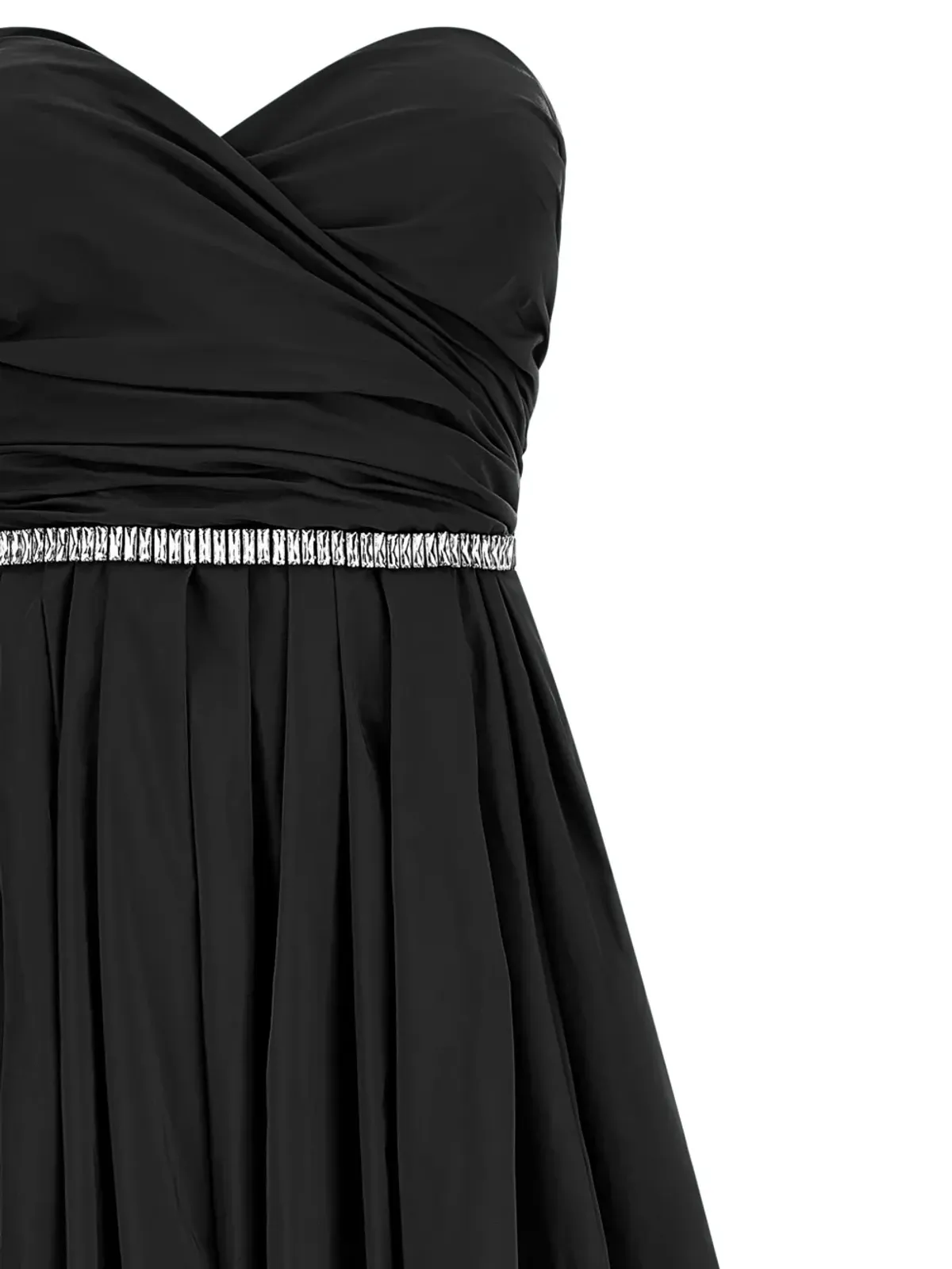PINKO オフショルダー・スウィートハート・アシンメトリックドレス - ブラック - 画像3