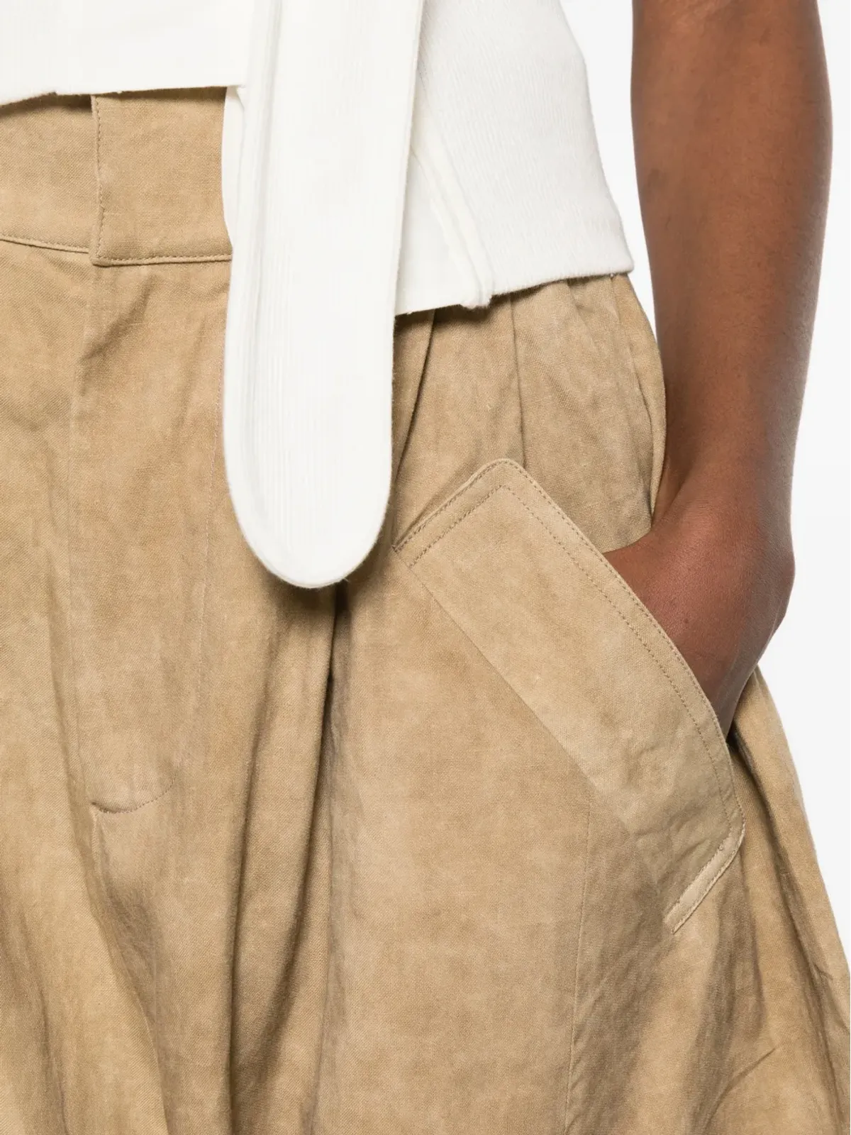 Niccolo Paqualetti ルナ ポケットパンツ - Neutrals - 画像5