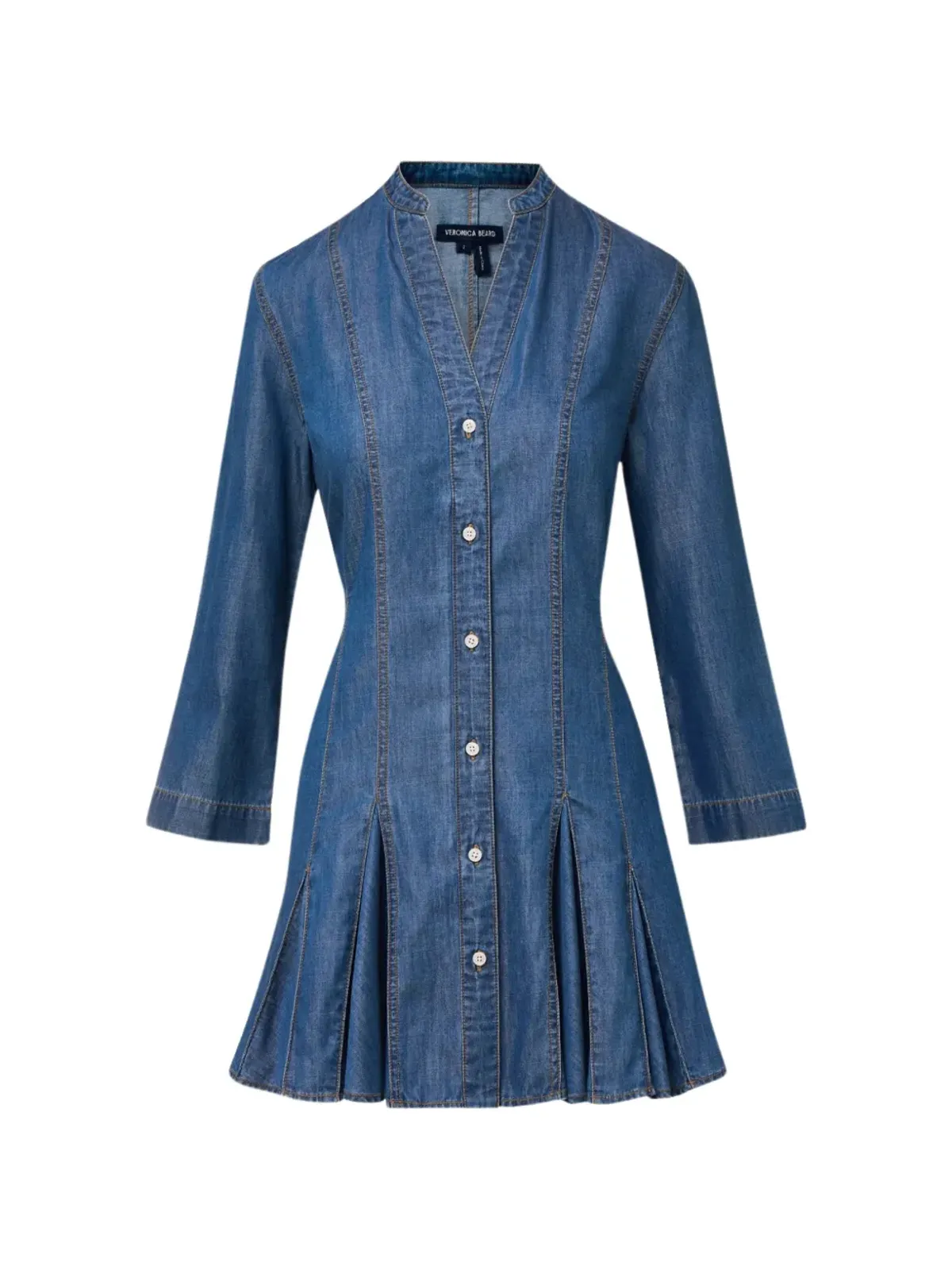 Veronica Beard Korinda mini dress - Blue - 画像1