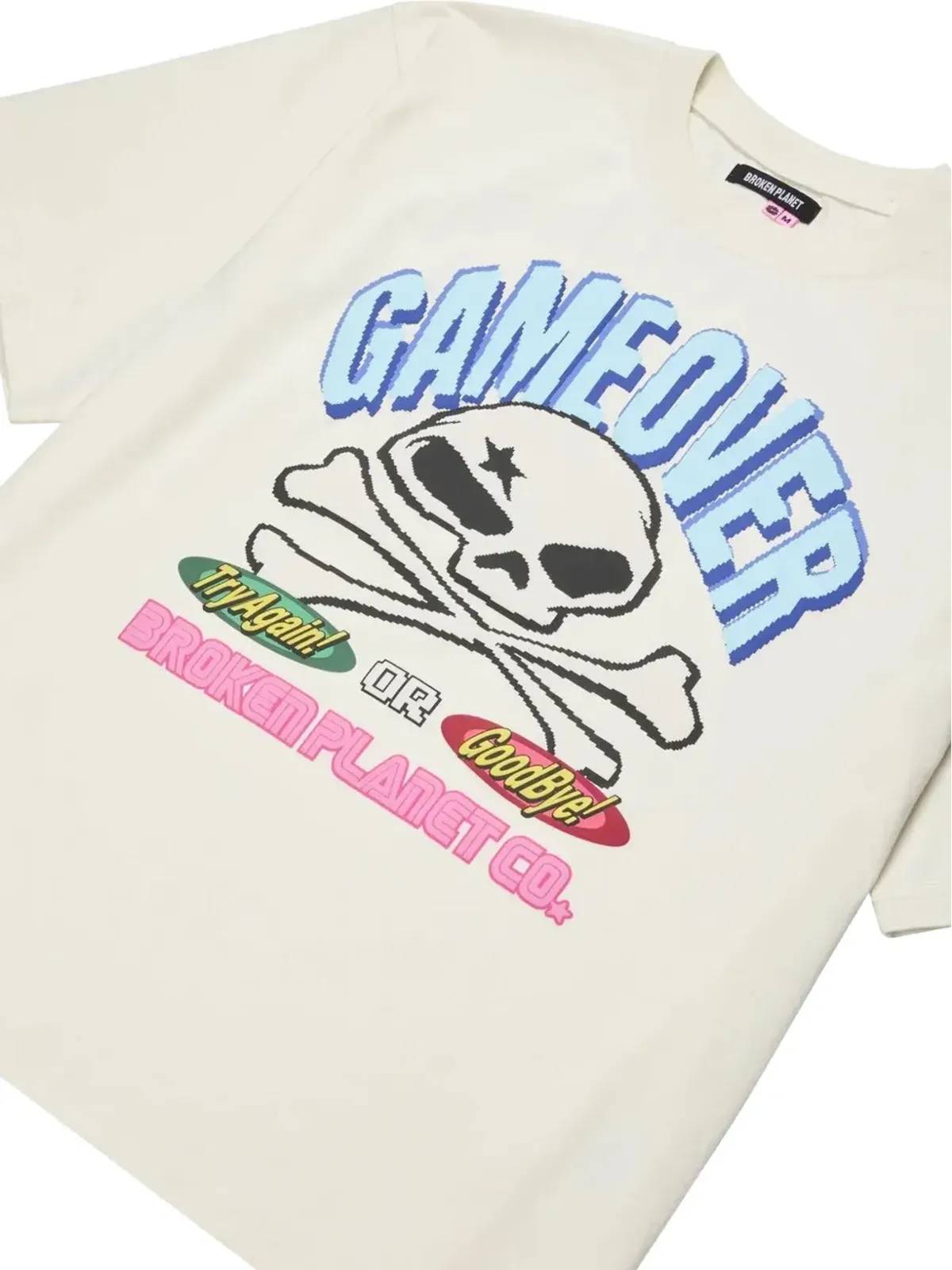 BROKEN PLANET ゲームオーバー グラフィック Tシャツ - Neutrals - 画像2