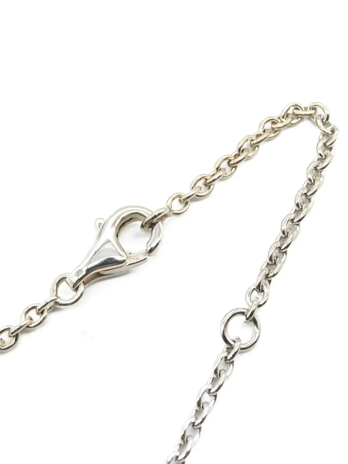 Van Cleef & Arpels Pre-Owned ビンテージ ピュア・アルハンブラ ダイヤモンド ネックレス - 画像3