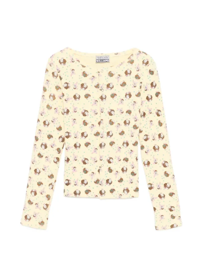 Ashley Williams Ashley Williams Girl Baby jacket - Yellowの商品画像
