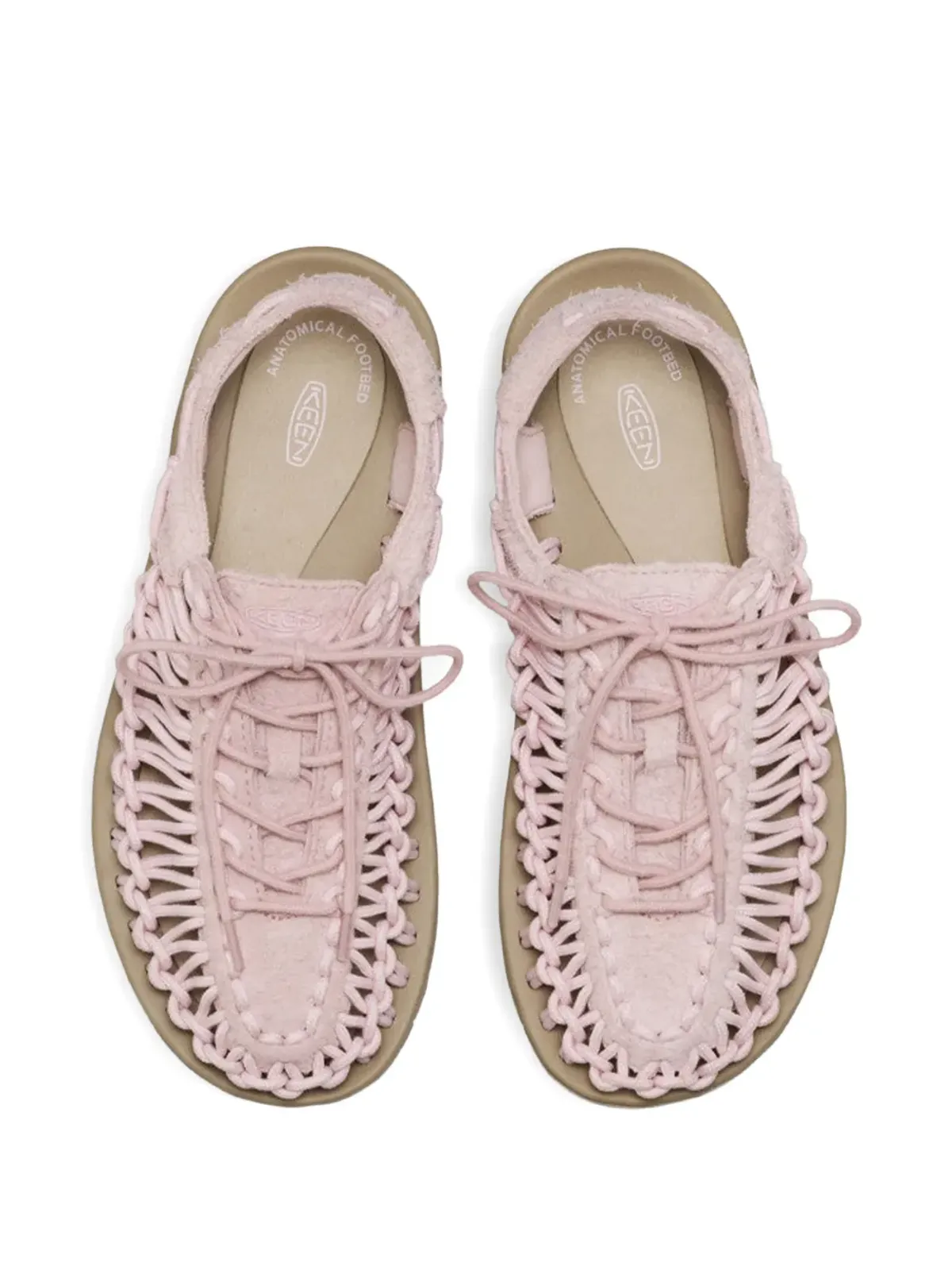 KEEN FOOTWEAR Uneek 編み込みサンダル - ピンク - 画像4