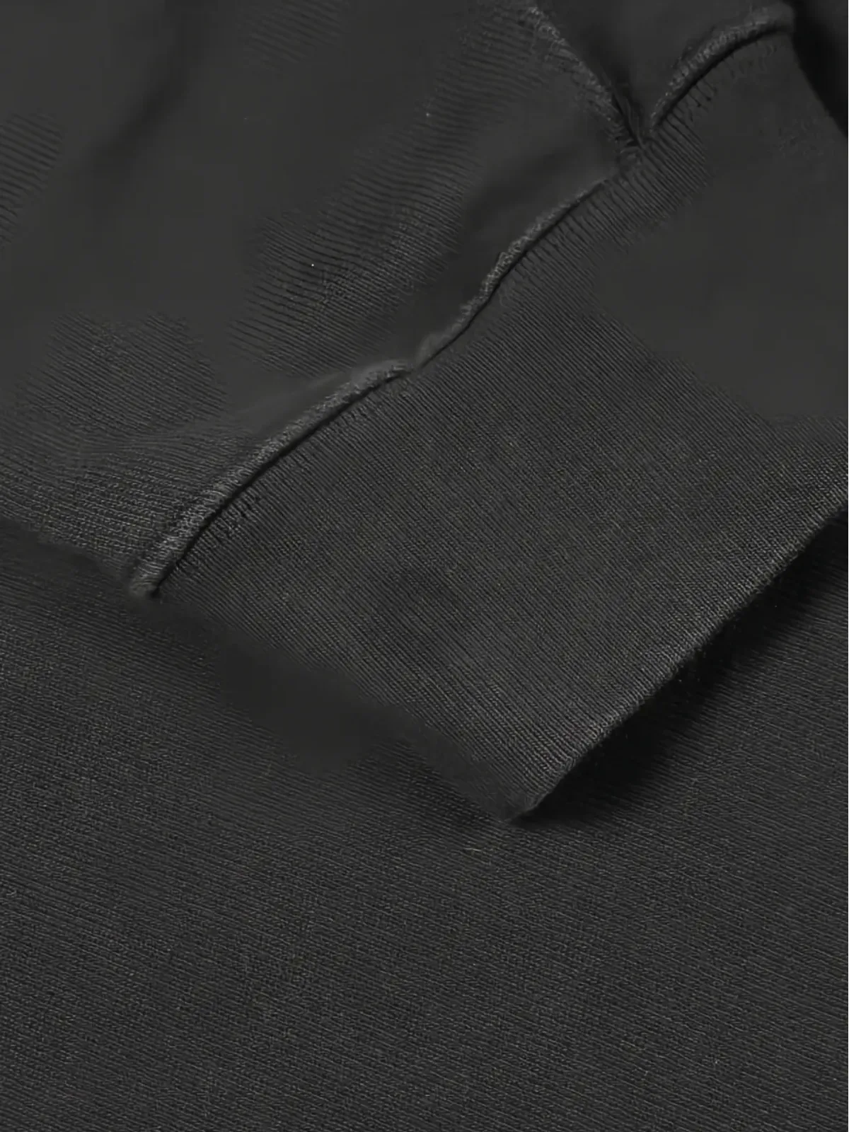 Maison Martin Margiela ビンテージ 1910年代刺繍入りプルオーバーフーディ - ブラック - 画像3