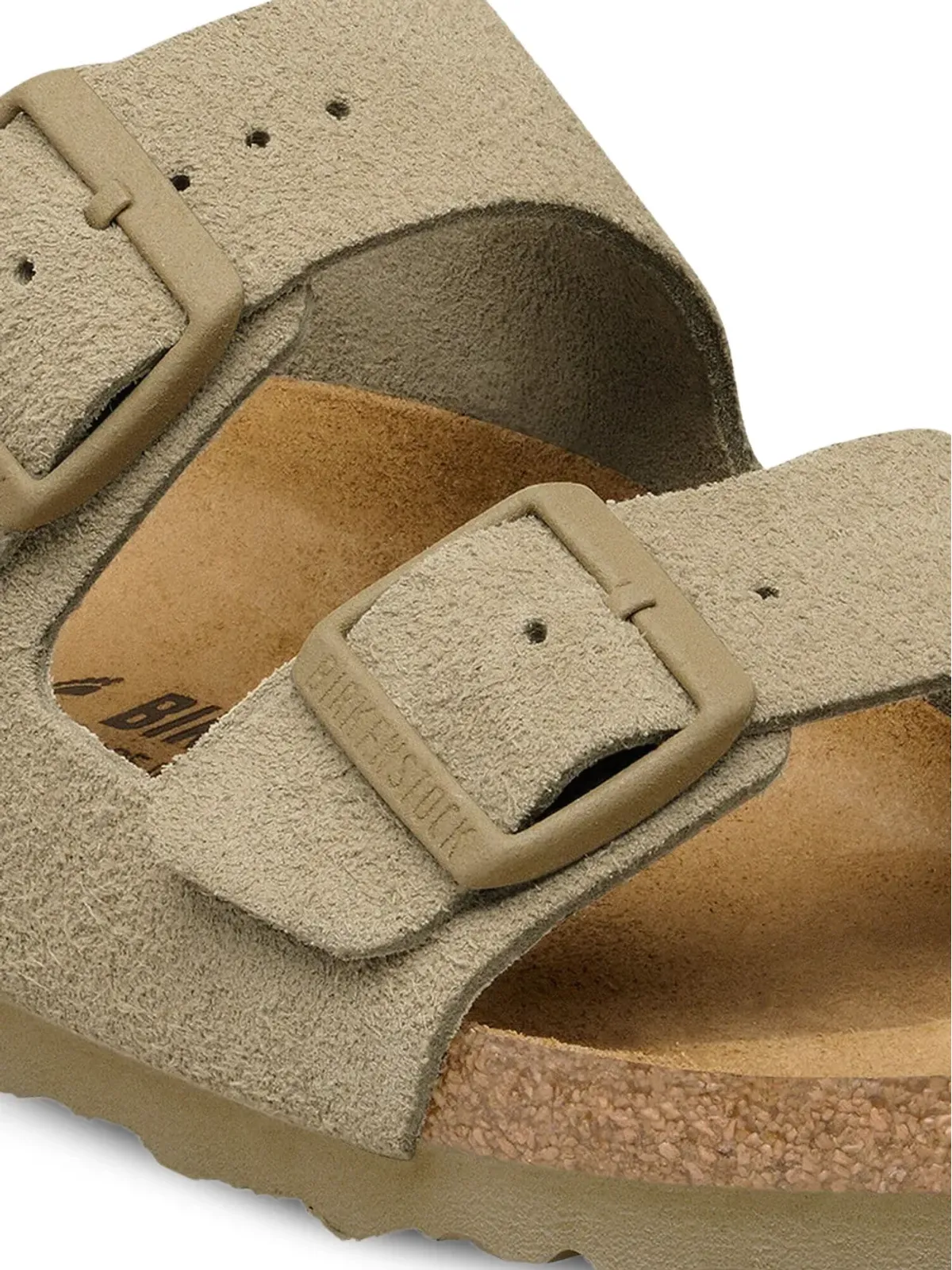 Birkenstock Kids アリゾナ バックル付き スエード サンダル - 画像5