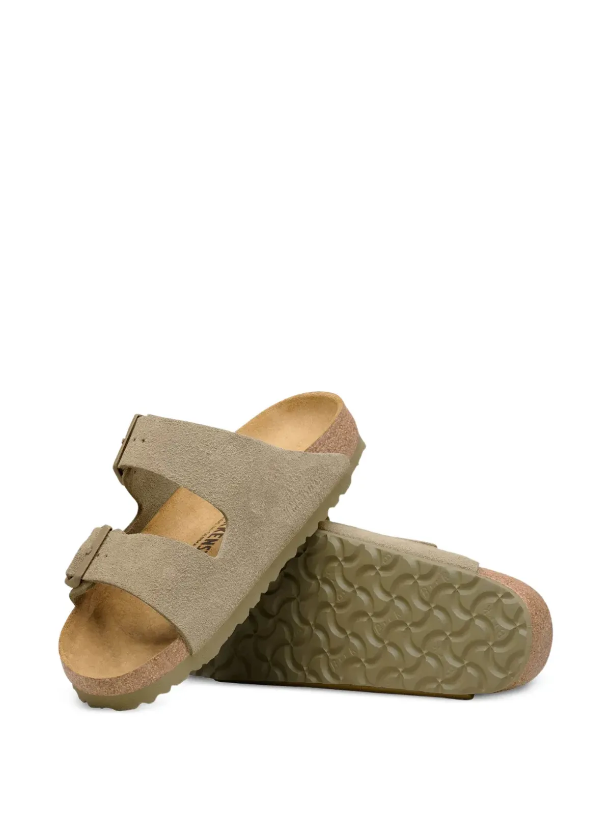 Birkenstock Kids アリゾナ バックル付き スエード サンダル - 画像3