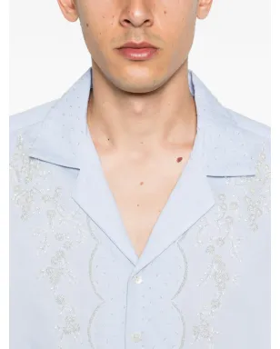 Baziszt Mord フローラル刺繍シャツ - サムネイル5