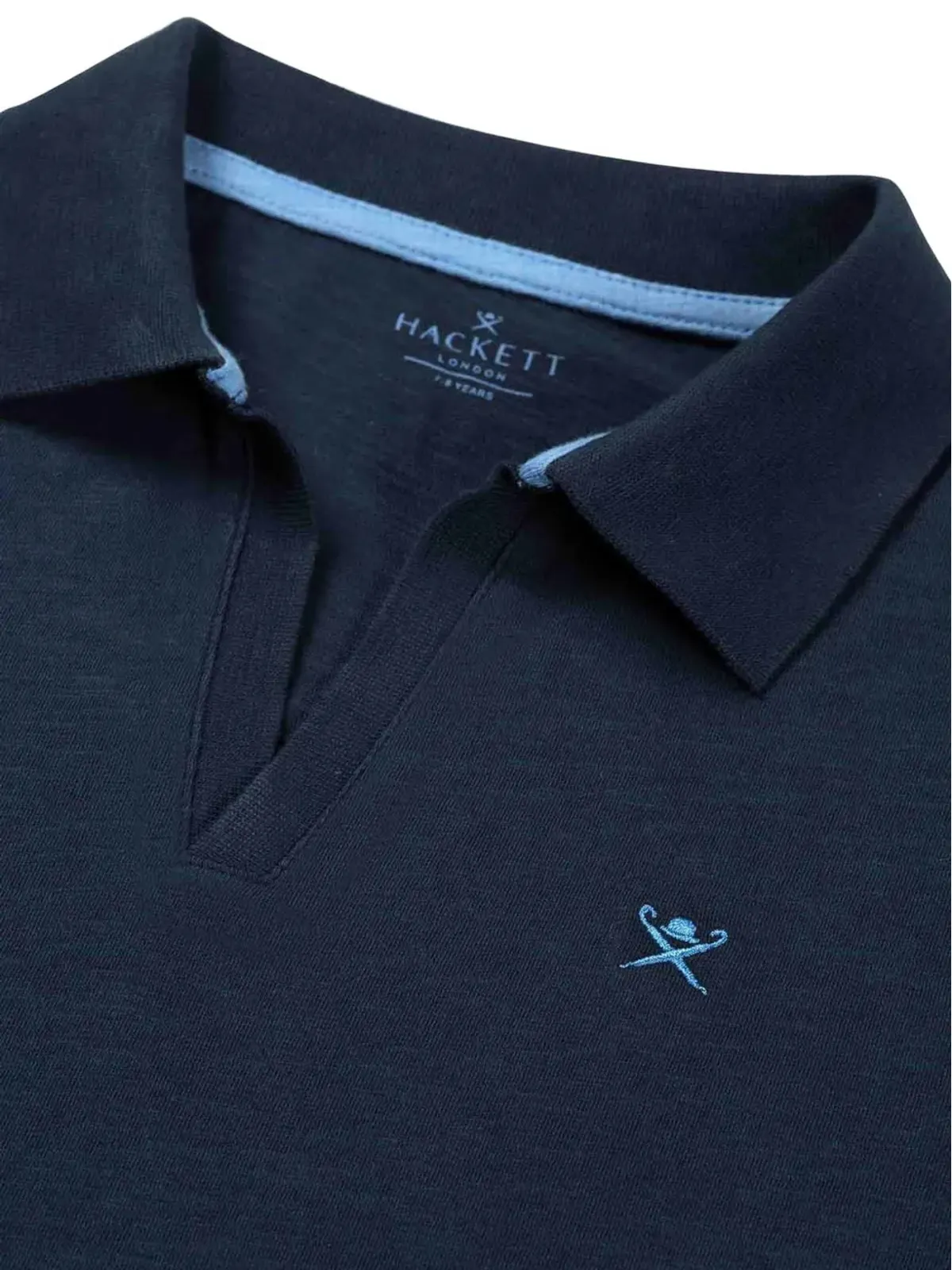 Hackett Kids SS刺繍入りポロシャツ - ブルー - 画像2
