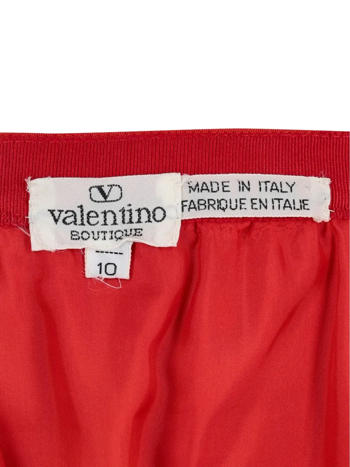Valentino Pre-Owned サイドスリット入りミディ丈ペンシルスカート - 画像3