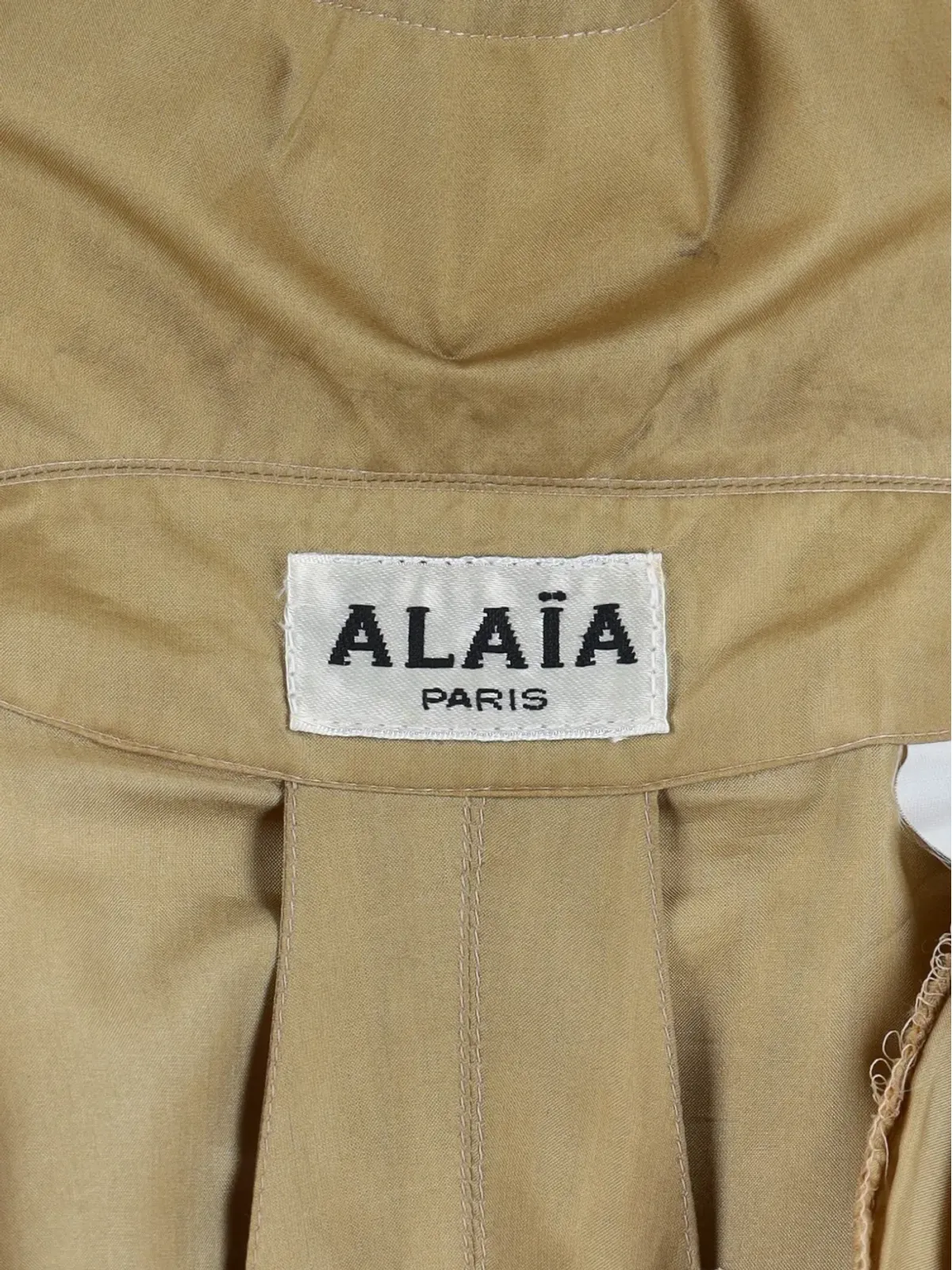 Alaïa Pre-Owned ベルト付きコート - 画像5