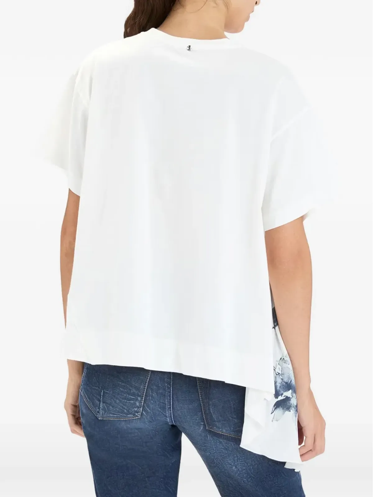 High レガッタ花柄プリントTシャツ - 画像4