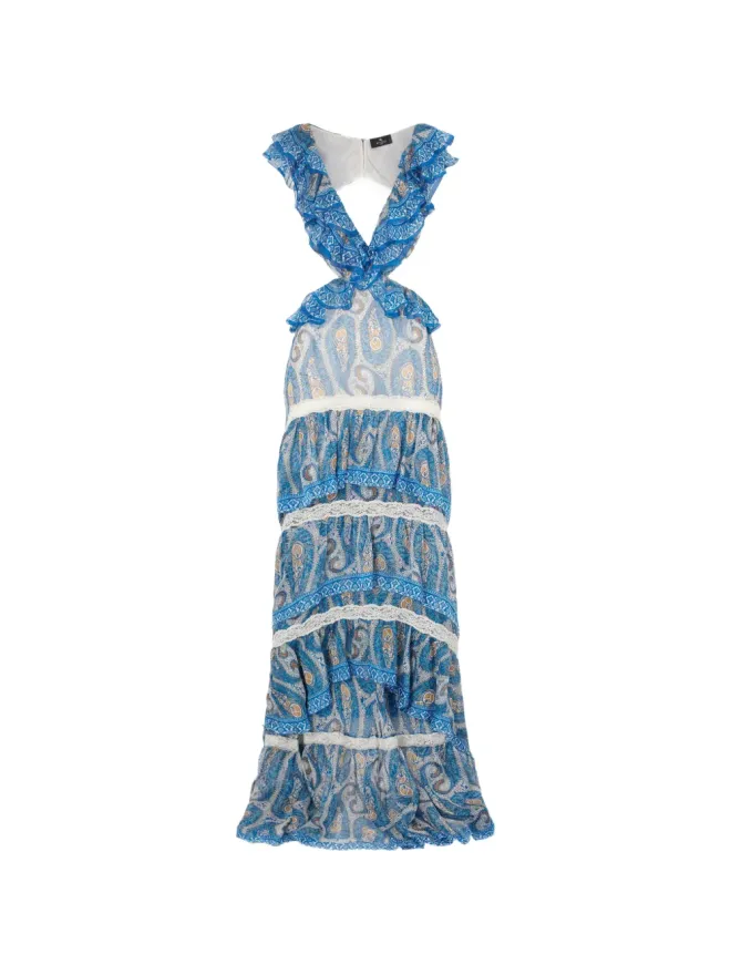 ETRO ETRO カットアウトフリルドレスの商品画像