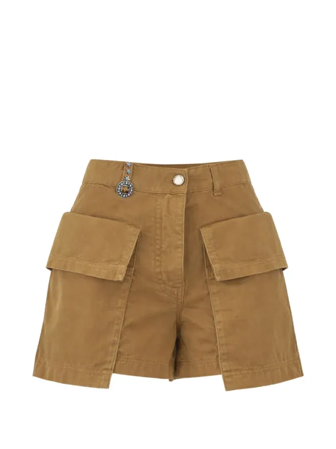 PINKO PINKO フラップポケットショーツ - Brownの商品画像