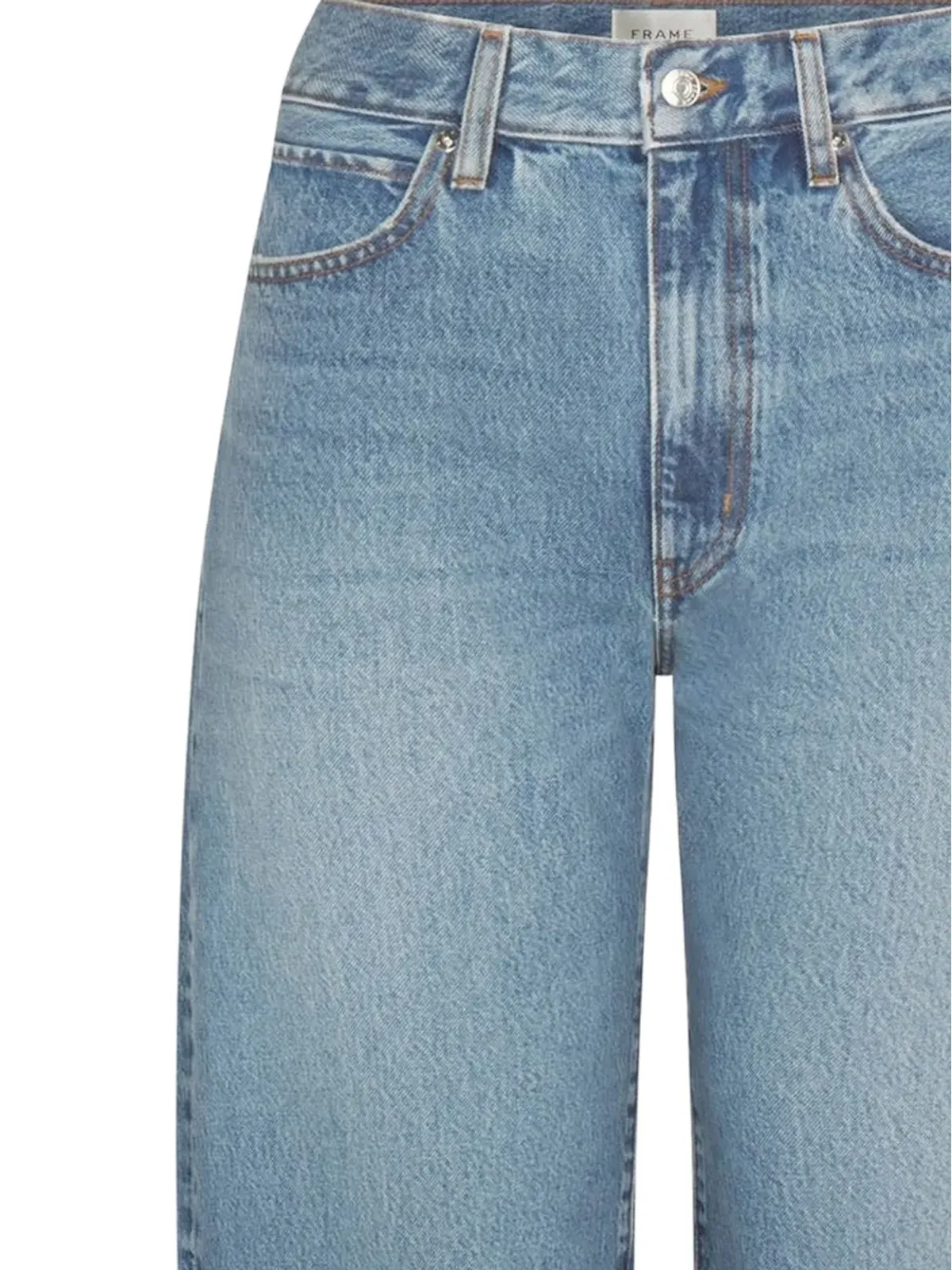 FRAME The Bow Crop wide leg jeans - 画像2