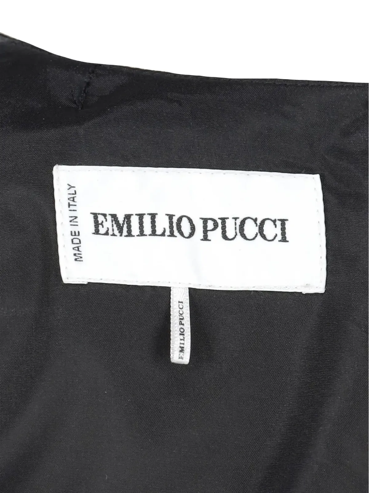 PUCCI Pre-Owned ノースリーブミディドレス（ブラック） - 画像3
