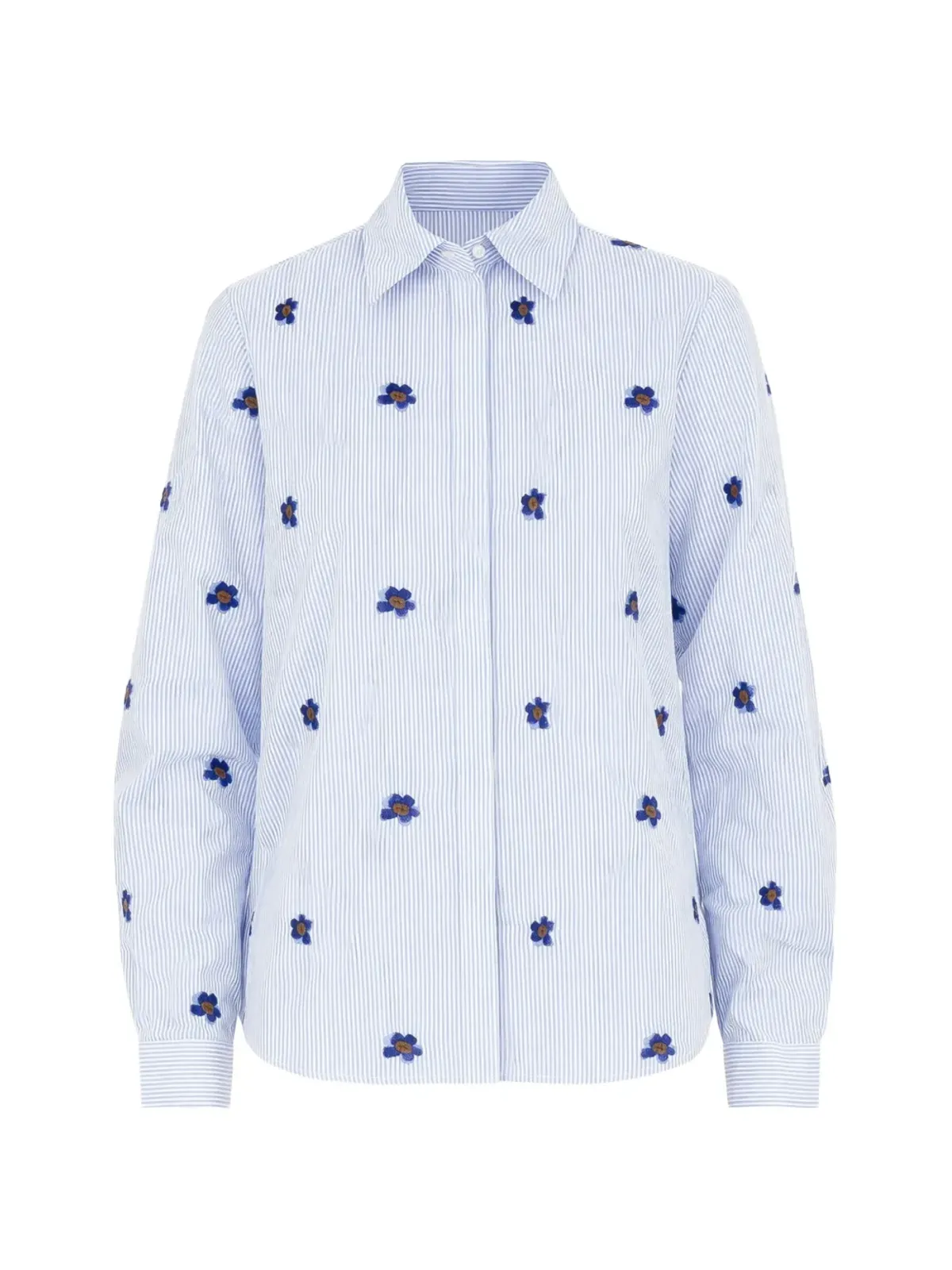 I BLUES Iblbroncio floral striped shirt - 画像1