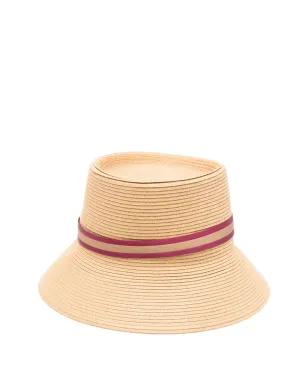 Borsalino Beatrice braided ribbon hat - Neutrals - サムネイル1